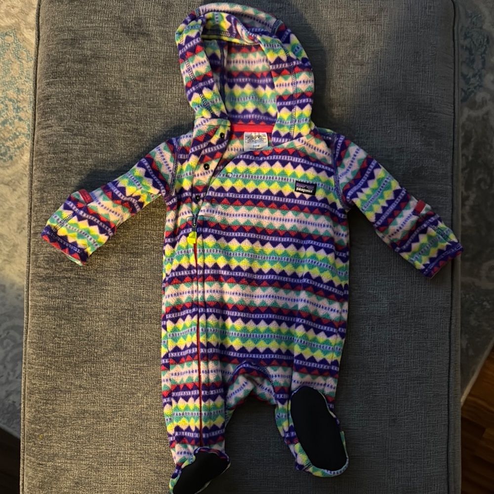 Patagonia Colorful Patterned Kids One Piece